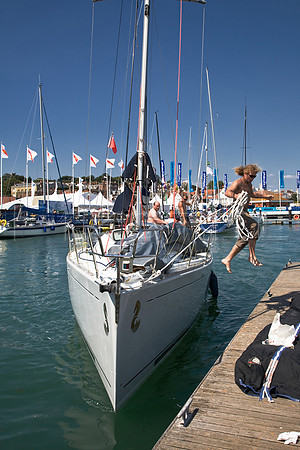 Berthing a Yacht