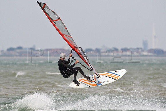 Airborne Windsurfer