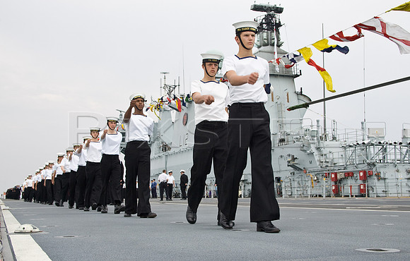 Cadets on HMS Ocean