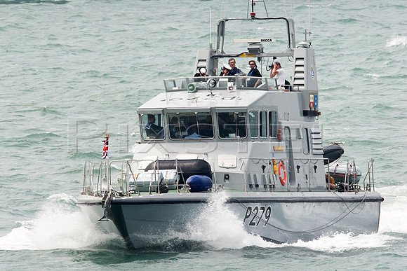 HMS Blazer in the Solent