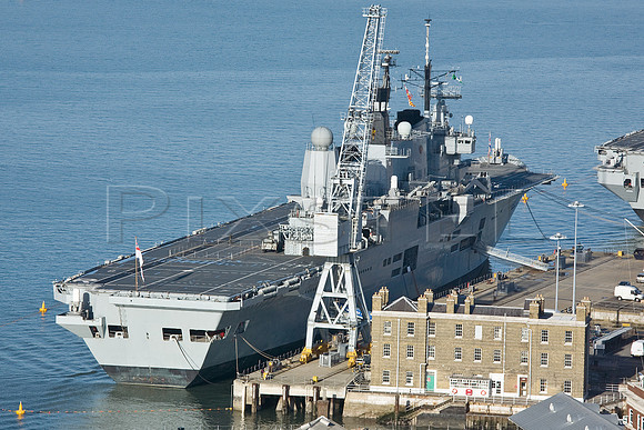 HMS Ark Royal Aerial View