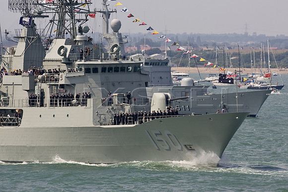 HMAS Anzac in the Solent
