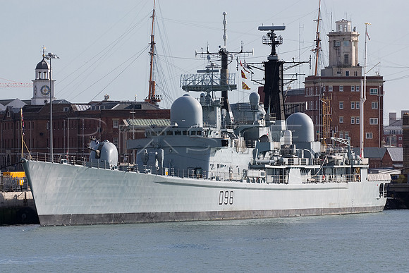 HMS York in Portsmouth