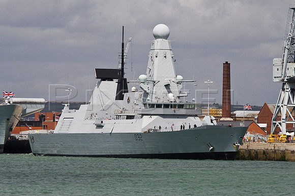 HMS Daring in Portsmouth