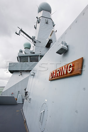 HMS Daring Name Plate