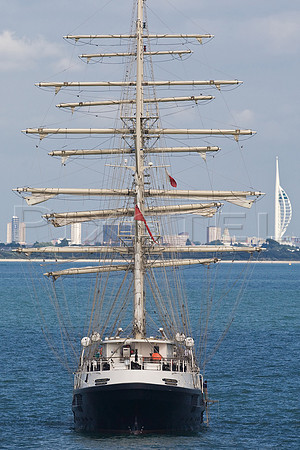 Tenacious in the Solent