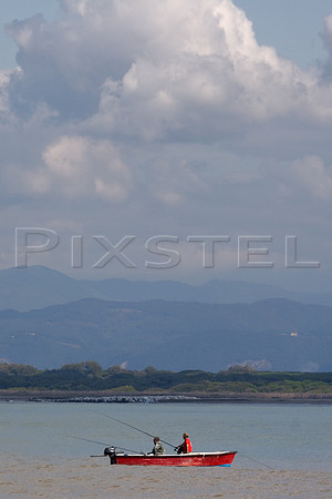Fishermen on the River Arno