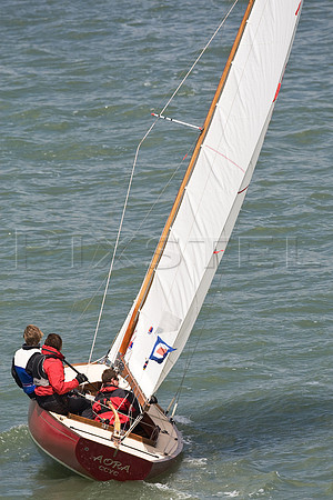 XOD Aora in Cowes Harbour