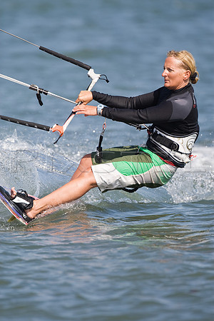 Kitesurfer at Calshot