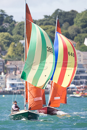 Squib Racing off Cowes