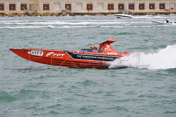 Red FPT off Hurst Castle