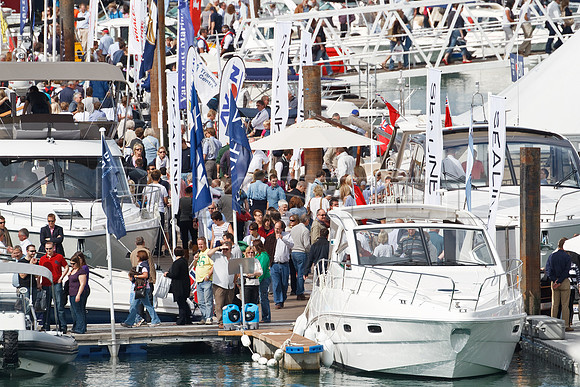 Sealine at the Boat Show
