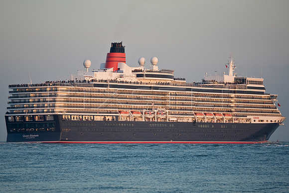 Queen Elizabeth Departs