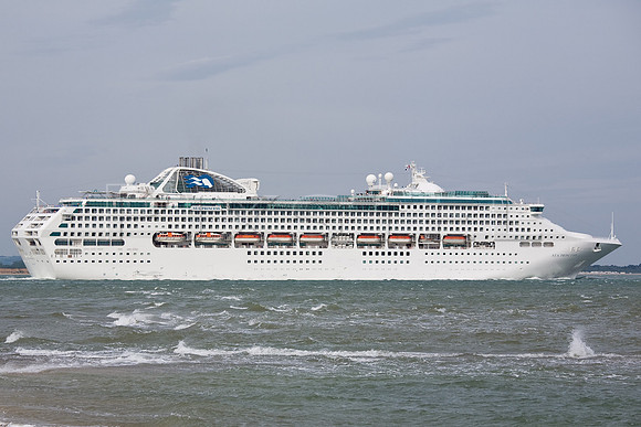 Sea Princess off Calshot