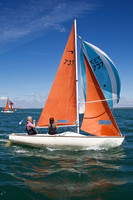 Halcyon with Spinnaker
