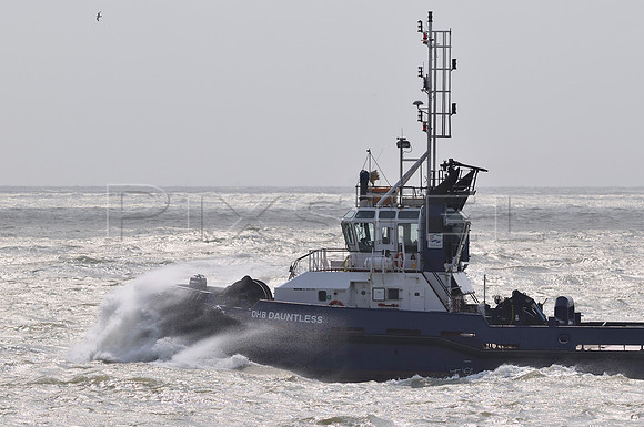 DHB Dauntless at Sea