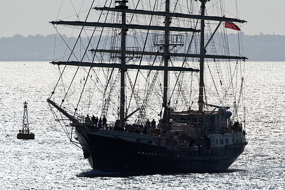 Tenacious in the Solent