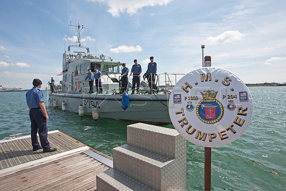 HMS Trumpeter at Seawork