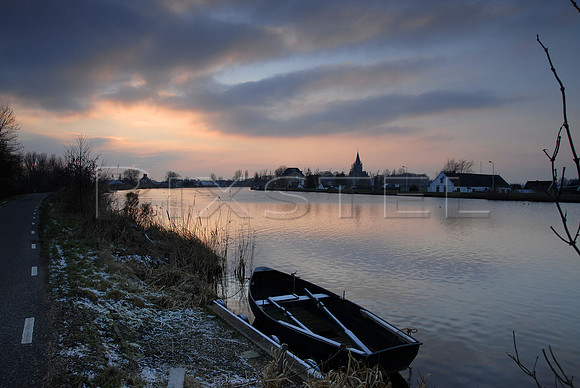 Rowboat in Winter