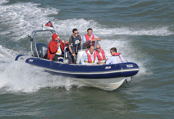Avon RIB on the Solent