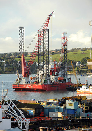 Seajacks Kraken, Falmouth