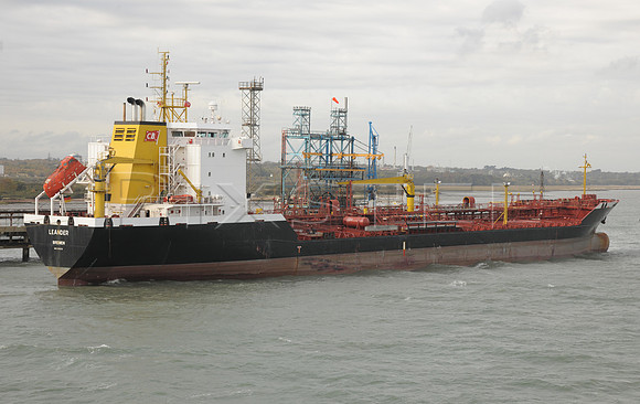 'Leander' Alongside Fawley