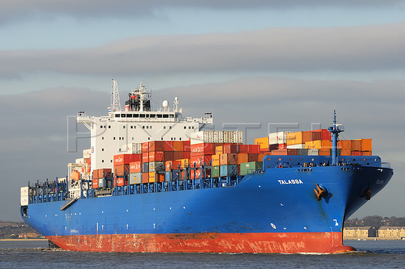Talassa leaving Tilbury