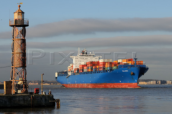 Talassa passing Gravesend