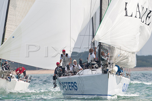 Hoisting the Spinnaker