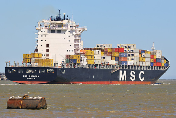 MSC Cordoba Stern View