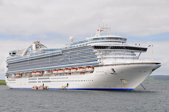 Crown Princess Moored
