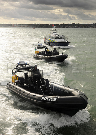 Police Boat Formation