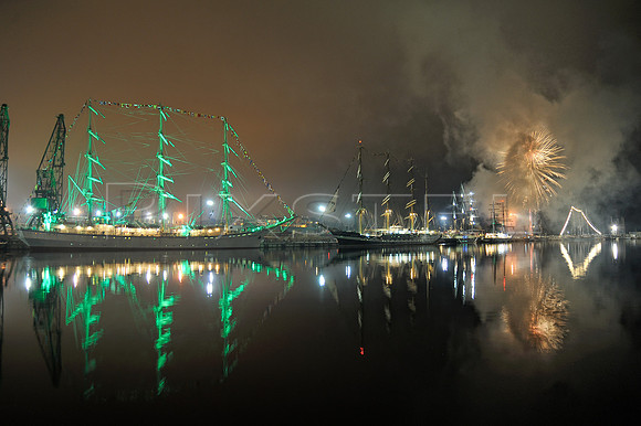 Fireworks and Tall Ships