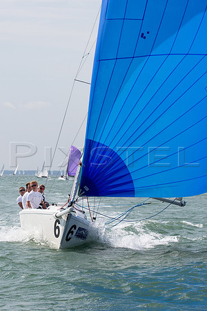 J/80 Racing at Cowes